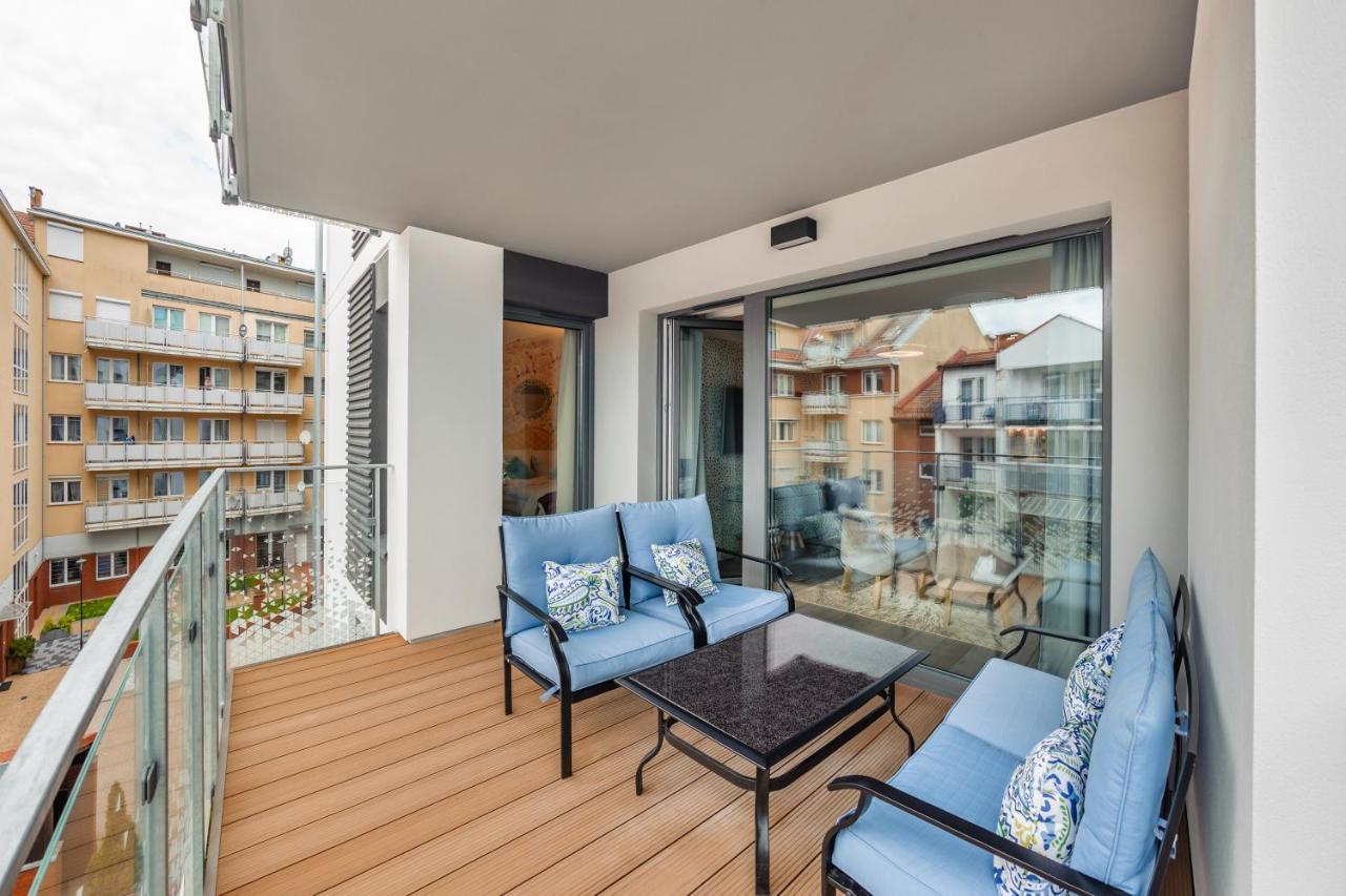 Apartamenty Sun & Snow Nadmorskie Tarasy Z Basenem Kołobrzeg Buitenkant foto